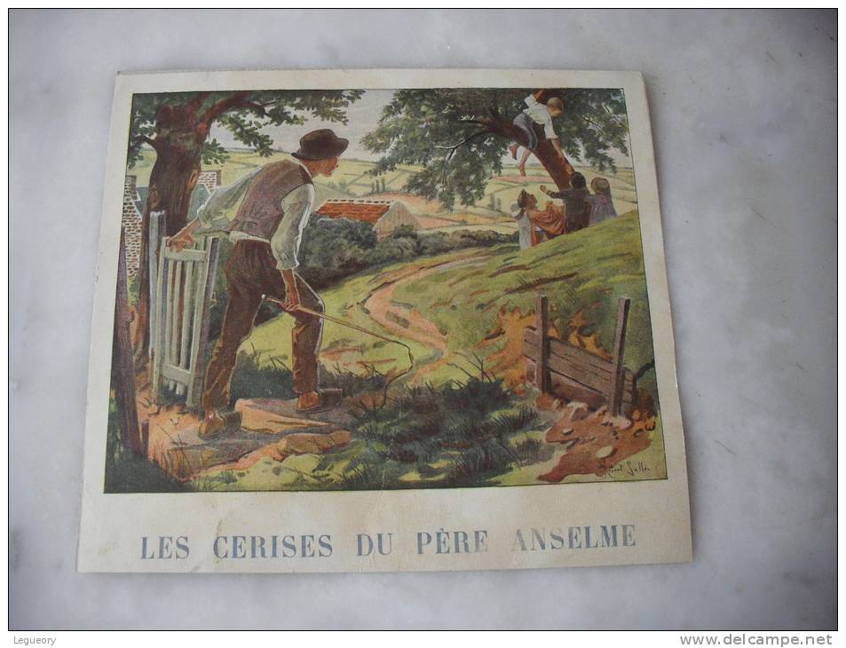 Les Cerises Du Pere Anselme   Illustrateur  Robert  Sallés - History