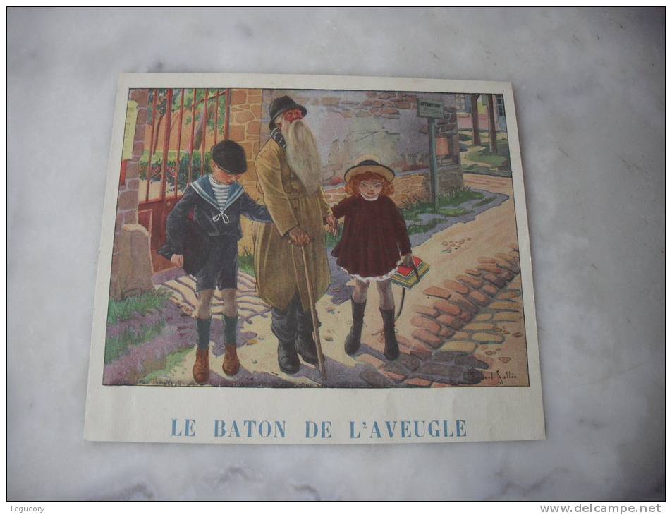 Le Baton De L'Aveugle   Illustrateur  Robert  Sallés - Historia