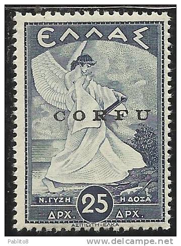 CORFU´ 1941  SOPRASTAMPATO  DI GRECIA OVERPRINTED GREECE 25 DRACME MNH - Corfou