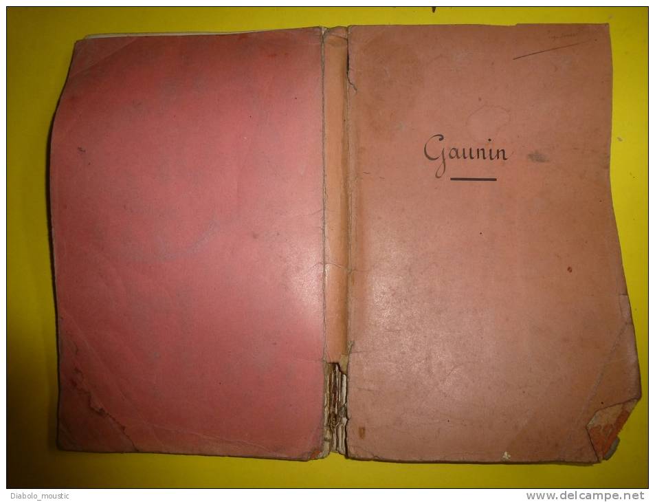Ed. 1906  TRIGONOMETRIE GAUNIN :  Ecole Spéciales Des Travaux Publics - 18 Ans Et Plus