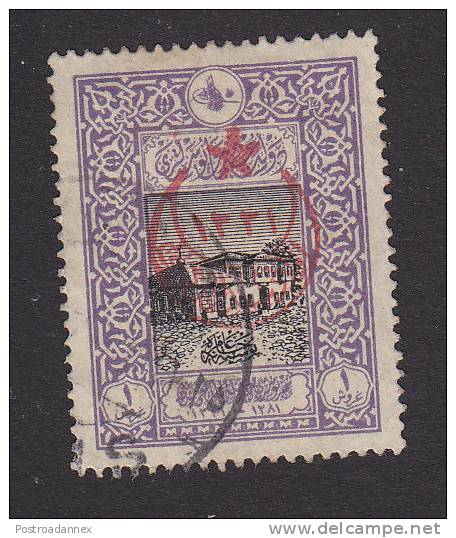 Turkey, Scott #B44, Used, Old General Post Office Overprinted, Issued 1916 - Used Stamps