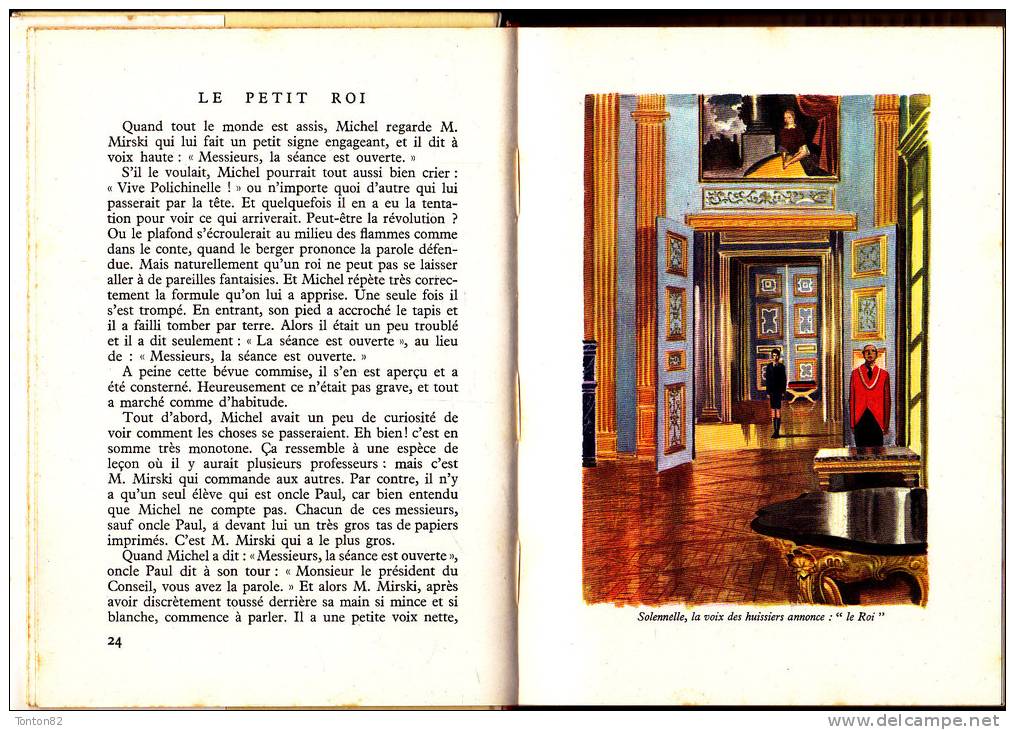 André Lichtenberger  - Le Petit Roi - Bibliothèque Rouge Et Or - ( 1955 ) . - Bibliotheque Rouge Et Or
