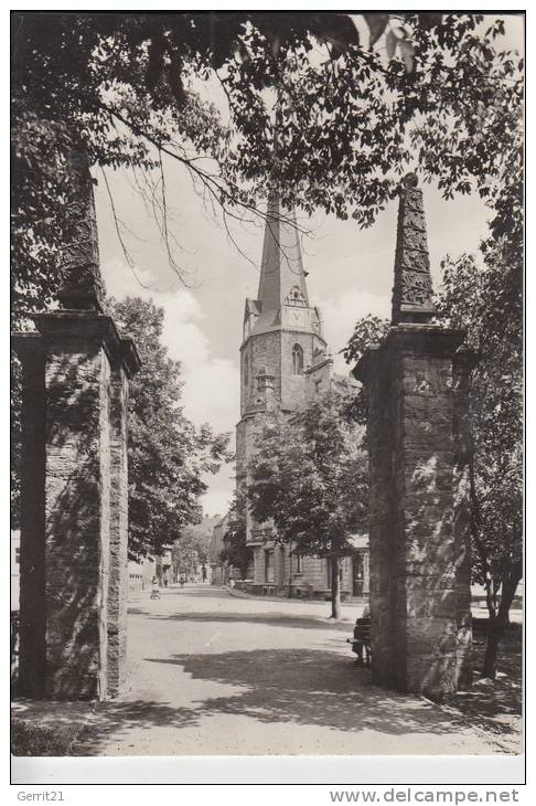 0-4854 LÜTZEN, Blick Aus Dem Ernst-Thälmann-Park 1967 - Lützen