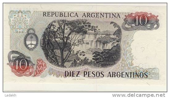 BILLET # ARGENTINE # 1983/84 # 10 PESOS # DIEZ PESOS # GENERAL SAN MARTIN - Argentina