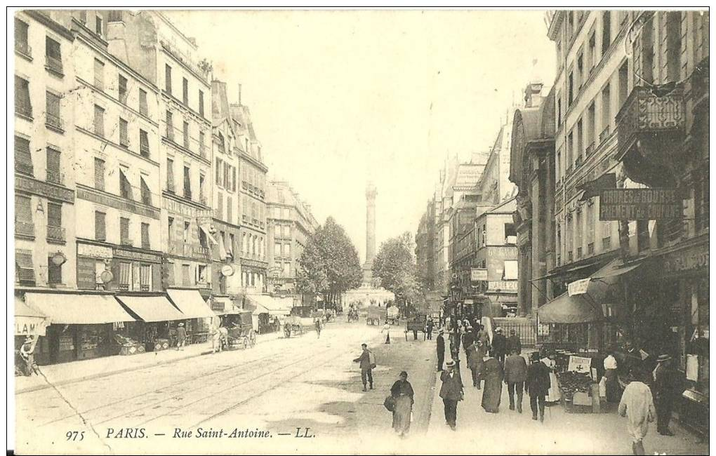 23 - PARIS - Rue Saint-Antoine - Année 1905 - Arrondissement: 11