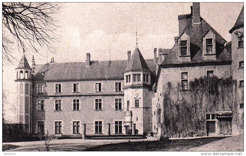 CPA AUVERGNE PUY DE DOME CHATEAU DE JOZERAND 63460 COMBRONDE AIGUEPERSE DOS SEPARE NON ECRITE COMME NEUVE MELLE RAYMOND - Combronde