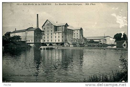 N°29533 -cpa Le Moulin Saint Georges - Les Bords De La Sarthe- - Molinos De Agua