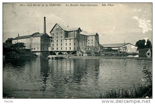 N°29533 -cpa Le Moulin Saint Georges - Les Bords De La Sarthe- - Moulins à Eau