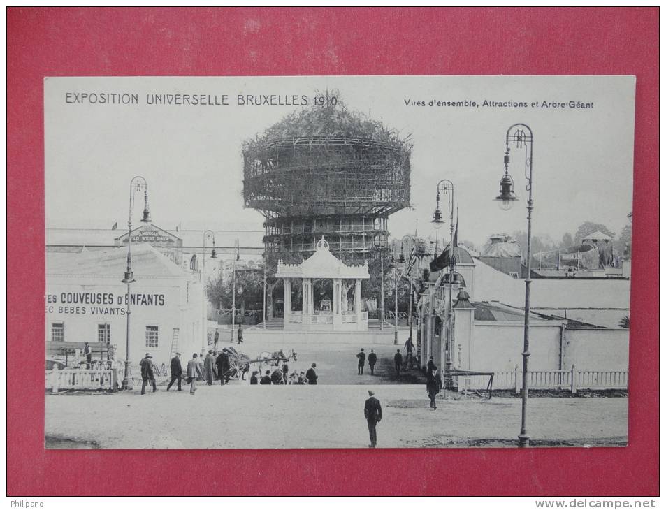 Exposition Universelle Bruxelles  1910  Not Mailed  Ref 892 - Fêtes, événements