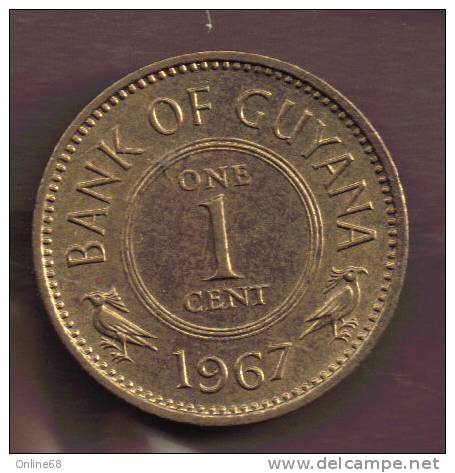 GUYANA 1 CENT 1967 - Autres – Amérique