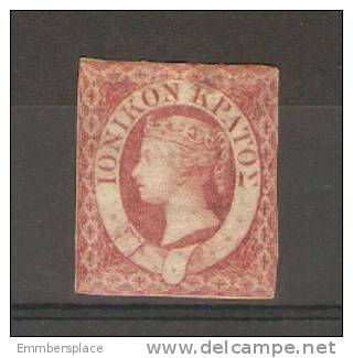 IONIAN IS.  - 1859 GB PROTECTORATE ISSUE 2d RED USED  SG 3 - Ionische Eilanden