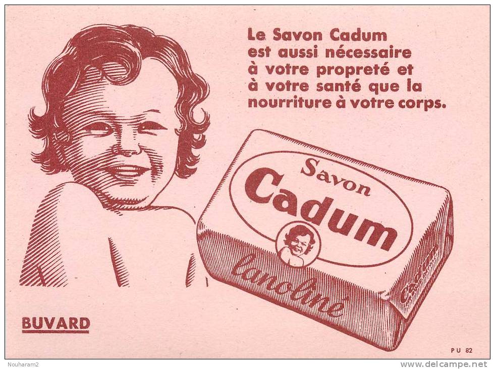 Buvard Réf.010. Savon Cadum - Parfums & Beauté