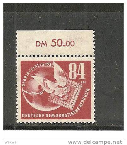 DDRSP013/ Mi.nr.260**/ DEBRIA 1950, (Globus, Taube, Sachsen3-er)mit Oberrand - Ungebraucht
