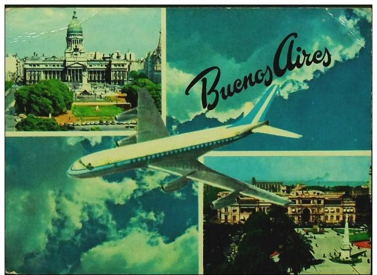 Argentina - Beautiful Postcard To England 1970 Consonant Pair Of Aviation 26c - Storia Postale