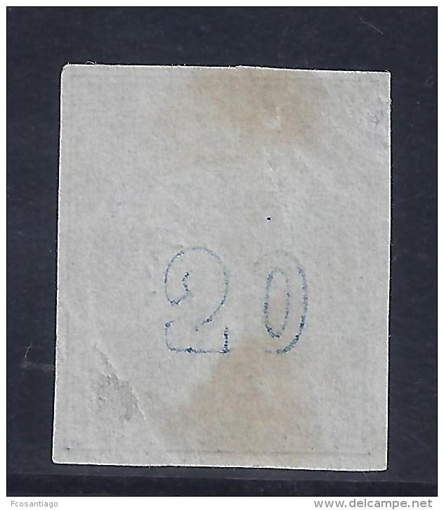 GRECIA 1863/68 - Yvert #21 - MLH * (Rare!) Two Small Thins... Dos Pequeños Adelgazamientos - Unused Stamps