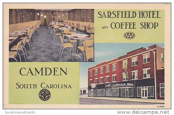 South Carolina Camden Sarsfield Hotel &amp; Coffee Shop - Camden