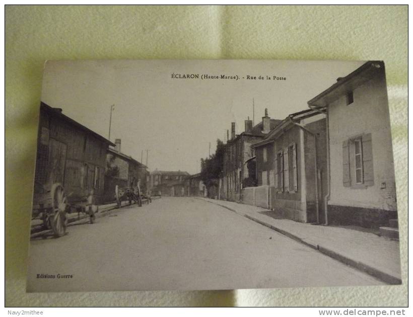 ECLARON .....RUE DE LA POSTE - Eclaron Braucourt Sainte Liviere