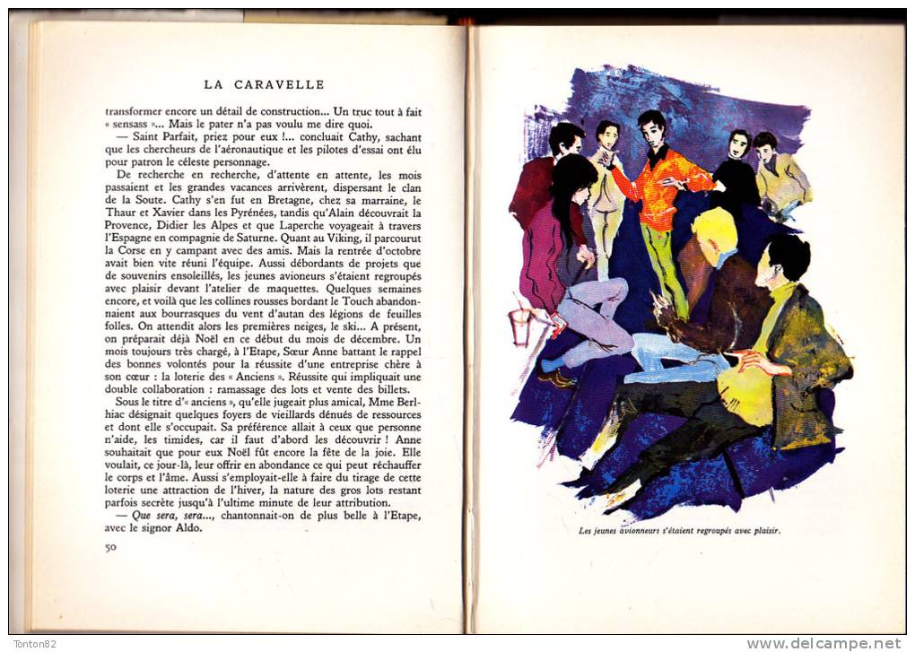 Saint-Marcoux - La Caravelle - Bibliothèque Rouge Et Or  594 - ( 1960 ) . - Bibliotheque Rouge Et Or