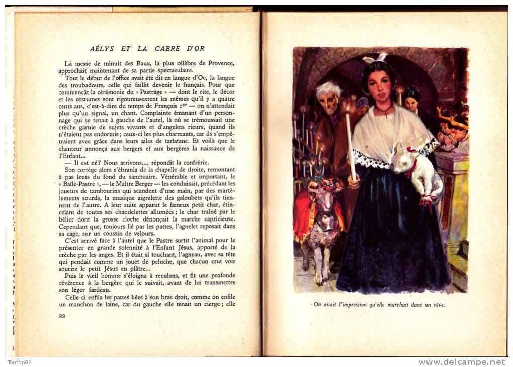 Saint-Marcoux - Aélys Et La Cabre D'or - Bibliothèque Rouge Et Or  586 - (1956) - Bibliothèque Rouge Et Or