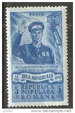 Romania 1951  Miners Day  (*)  MH - Neufs