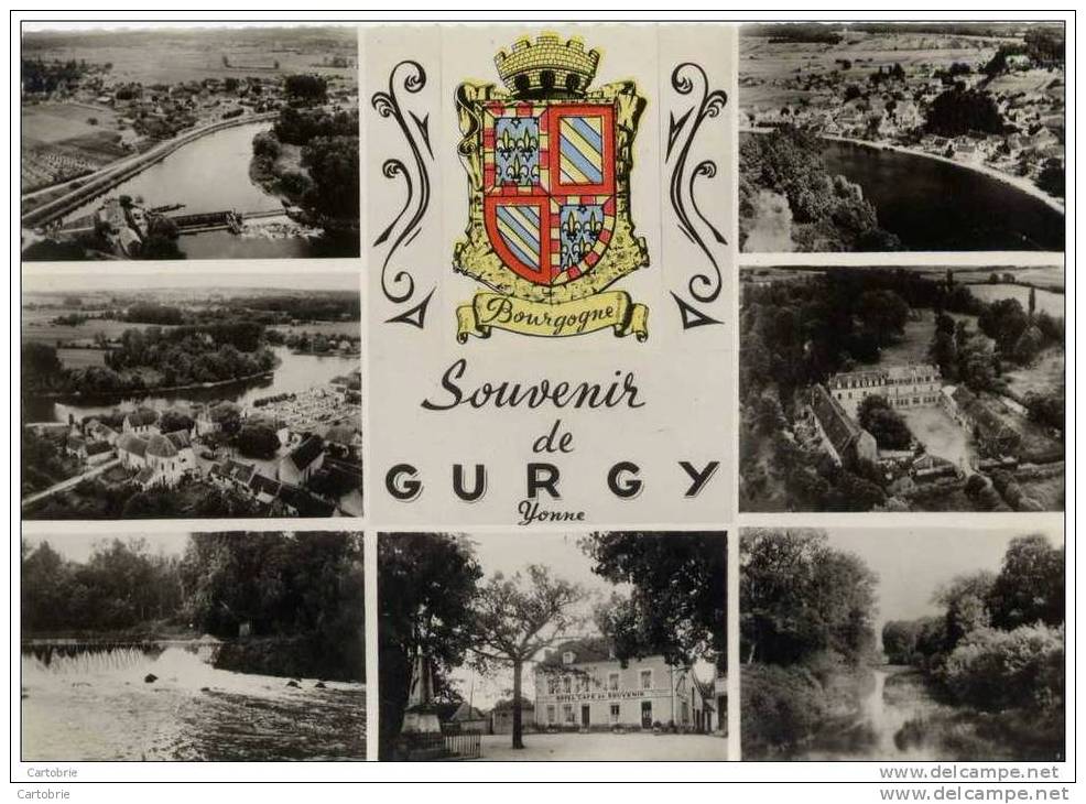 89 - GURGY - Souvenir De Gurgy - CPSM Multi-vues - Gurgy