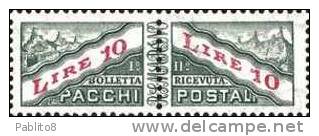 SAN MARINO 1965 - 1971 PACCHI POSTALI LIRE 10 PENNE MNH - Colis Postaux