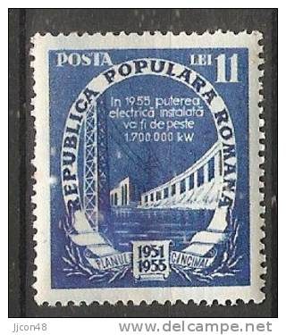 Romania 1951  5 Year Plan  11L  (*)  MH - Neufs