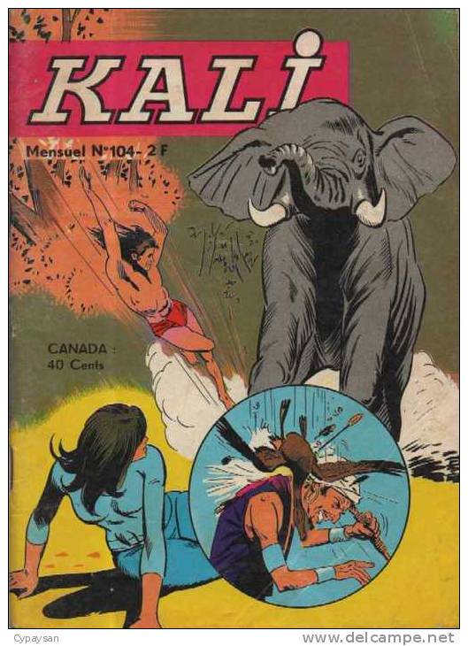 KALI N° 104 BE JEUNESSE ET VACANCES 02-1975 - Petit Format