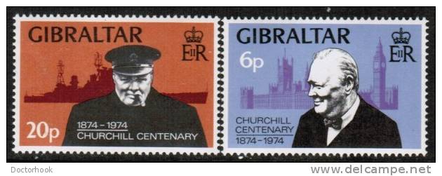 GIBRALTAR   Scott #  316-7**  VF MINT NH - Gibraltar