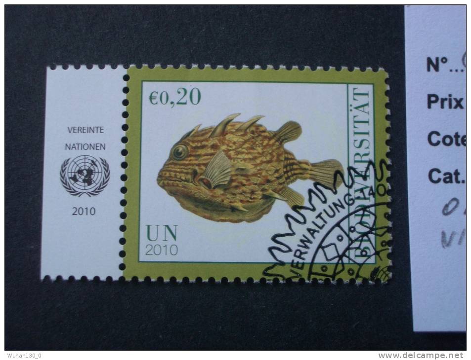 NATIONS UNIES  ( Vienne )  ( O )  De  2010    "  Année De La Biodiversité   "  N° 654    1 Val. - Used Stamps