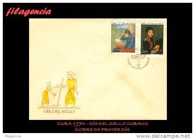 AMERICA. CUBA SPD-FDC. 1970 DÍA DEL SELLO CUBANO - FDC