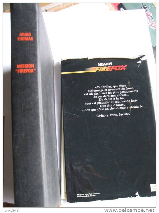 MISSION FIREFOX De Craig Thomas - France Loisirs 1982 - Altri & Non Classificati