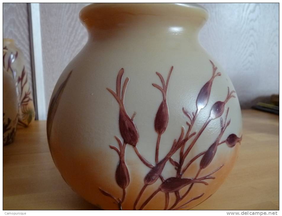 Vase Legras Decor Algues 4 - Verre & Cristal