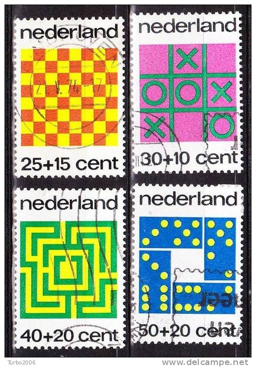 1973 Kinderzegels Gestempelde Serie NVPH 1038 / 1041 - Oblitérés