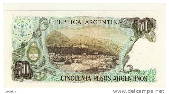 BILLET # ARGENTINE # 1983/84 # 50 PESOS # CINCUENTA PESOS ARGENTINOS # GENERAL SAN MARTIN - Argentina