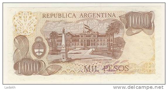 BILLET # ARGENTINE # 1976/1982  # 1000 PESOS # MIL PESOS  # GENERAL SAN MARTIN - Argentinien