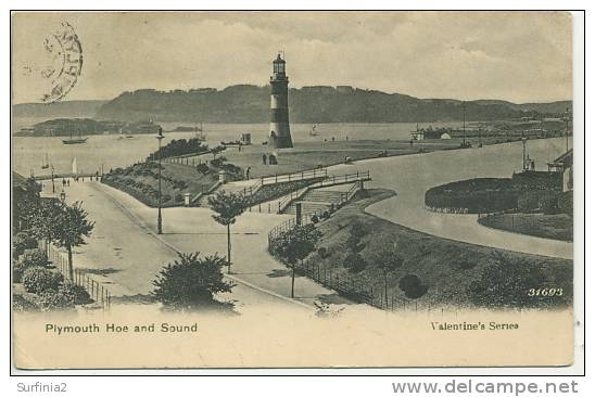 DEVON - PLYMOUTH - HOE AND SOUND 1906 T121 - Plymouth