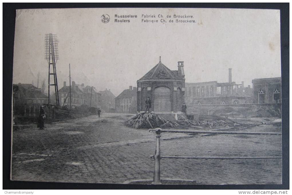 Roeselare / Rousselare / Roulers, Fabriek / Fabrique Ch. De Brouckere - Circulée En 1920 - 2 Scans - Roeselare