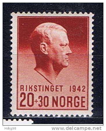N Norwegen 1942 Mi 271 Mnh Quisling - Nuevos