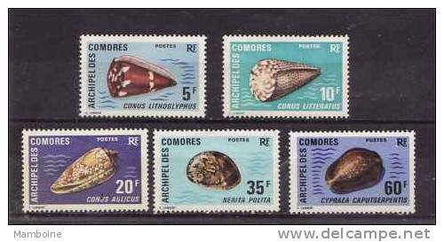 COMORES.  1971  N° 72 / 76   Neuf  X X Série Compl. - Unused Stamps