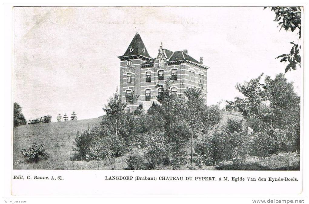 "Langdorp - Château Du Pypert à M. Egide Van Den Eynde-Boels" - Aarschot