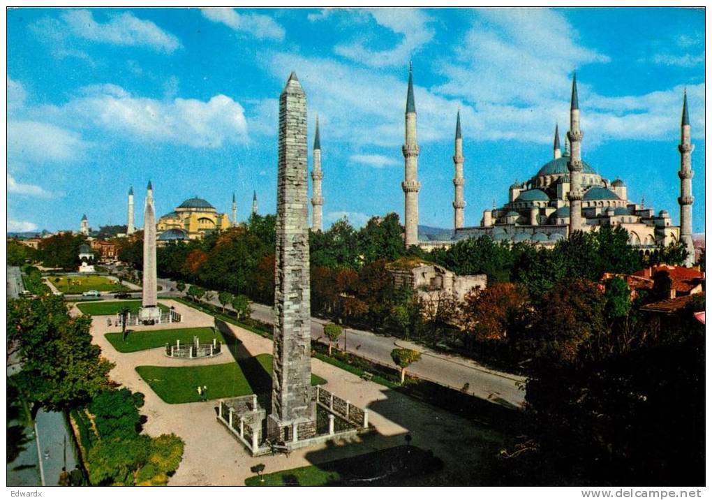 Blue Mosque, Istanbul, Turkey Postcard - Turquia