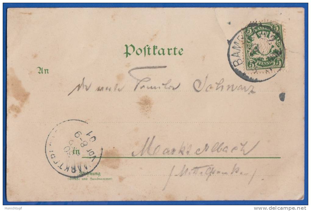 Deutschland; Staffelstein; Vierzehnheiligen; Litho; 1901 - Staffelstein