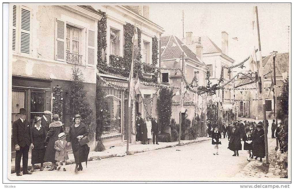 CPA 36 INDRE RARE CARTE PHOTO DE BUZANCAIS LE COMICE AGRICOLE DE 1932 - Autres & Non Classés