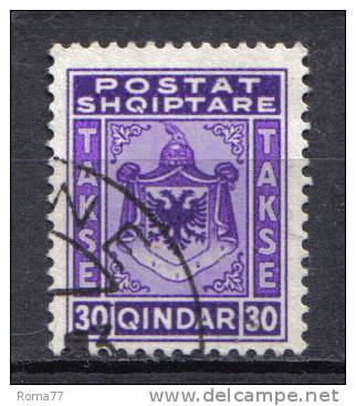 SS6063 - ALBANIA , Segnatasse  Yvert N. 32  Usato - Albania