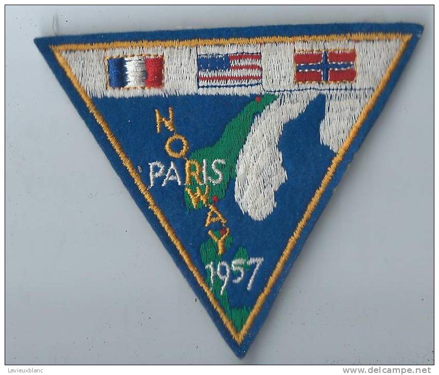 Armée FR/Ecusson Triangulaire/ FR-USA-Norvége/Norway/Paris/1957      ET37 - Other & Unclassified