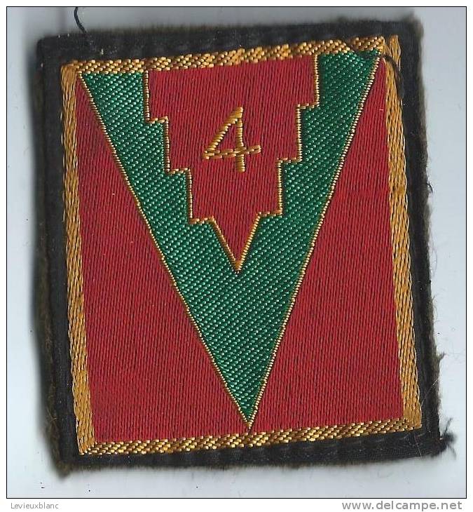 Armée FR/Insigne 4 V /  4éme Division Blindée/vers 1970        ET26 - Other & Unclassified