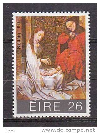 Q0886 - IRLANDE IRELAND Yv N°530 ** NOEL - Unused Stamps