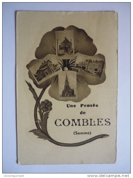 2onj - CPA - COMBLES - Une Pensée De Combles - [80] - Somme - Combles