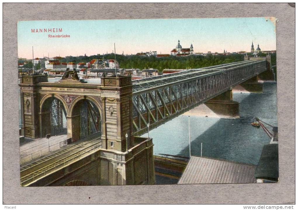 38067    Germania,   Mannheim -  Rheinbrucke,  NV - Mannheim